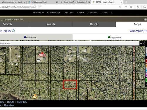 00000 Ponderosa Road, Grant-Valkaria, FL 32950